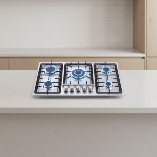 5-Burner Gas Stove Cooker – Built-In Stainless Steel @HOG - Home, Office, Garden, Online Marketplace