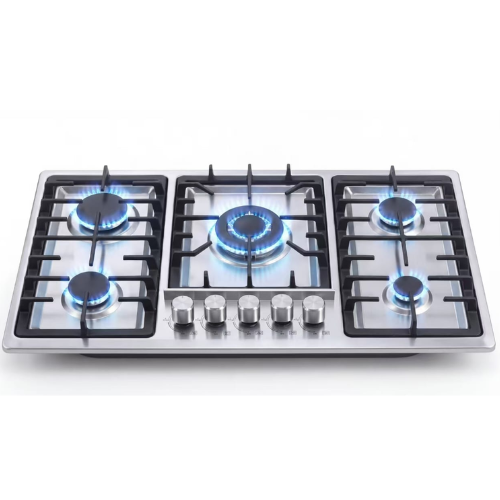 5-Burner Gas Stove Cooker – Built-In Stainless Steel @HOG - Home, Office, Garden, Online Marketplace