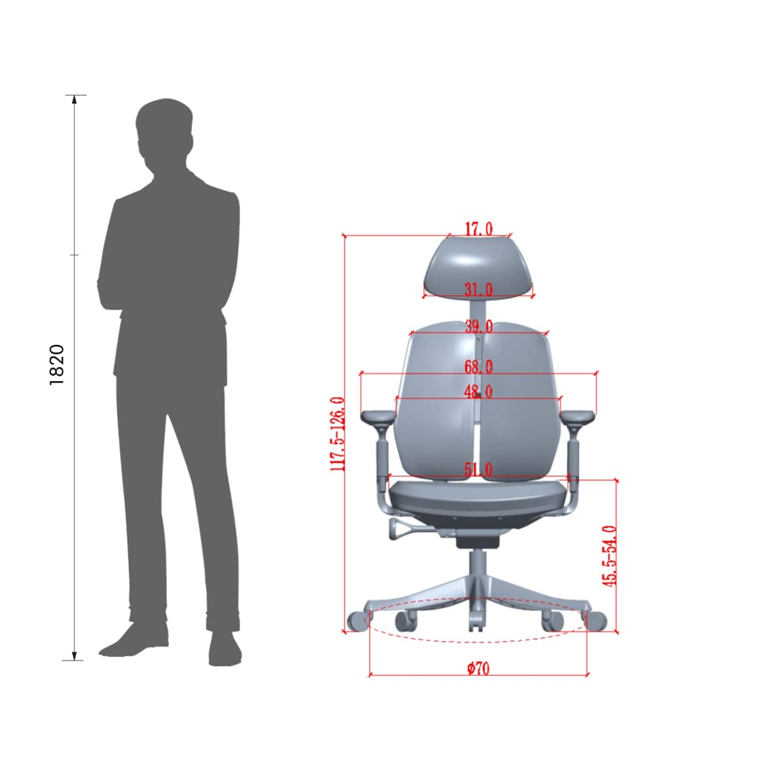 Aeron PU Back Chairs. Order @HOG furniture.