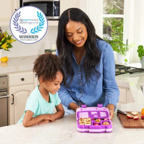 5 Compartment Kid's Lunch Box - Purple. Home Office Garden | HOG-HomeOfficeGarden | online marketplace