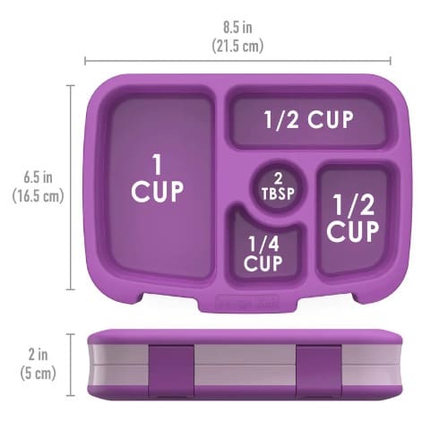 5 Compartment Kid's Lunch Box - Purple. Home Office Garden | HOG-HomeOfficeGarden | online marketplace