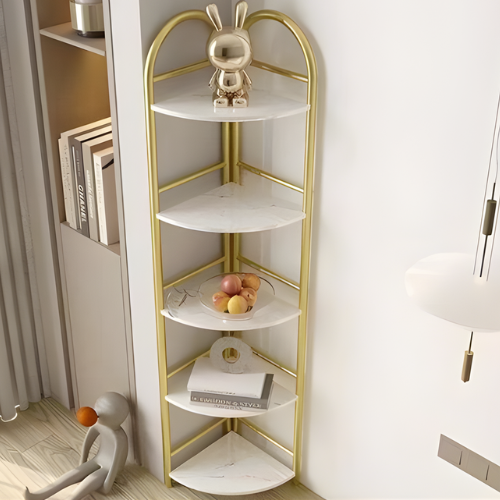 5 Tier Luxury Gold Corner Shelf @HOG - Home, Office, Garden, Online Marketplace