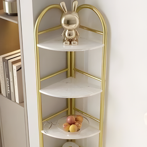 5 Tier Luxury Gold Corner Shelf @HOG - Home, Office, Garden, Online Marketplace