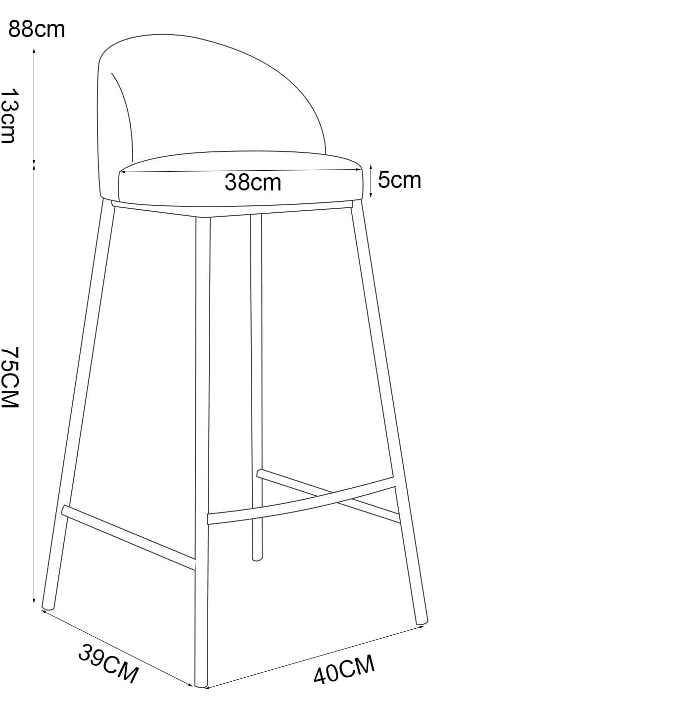 Rebol Modern Bar Stools | HOG - Home. Office. Garden online marketplace