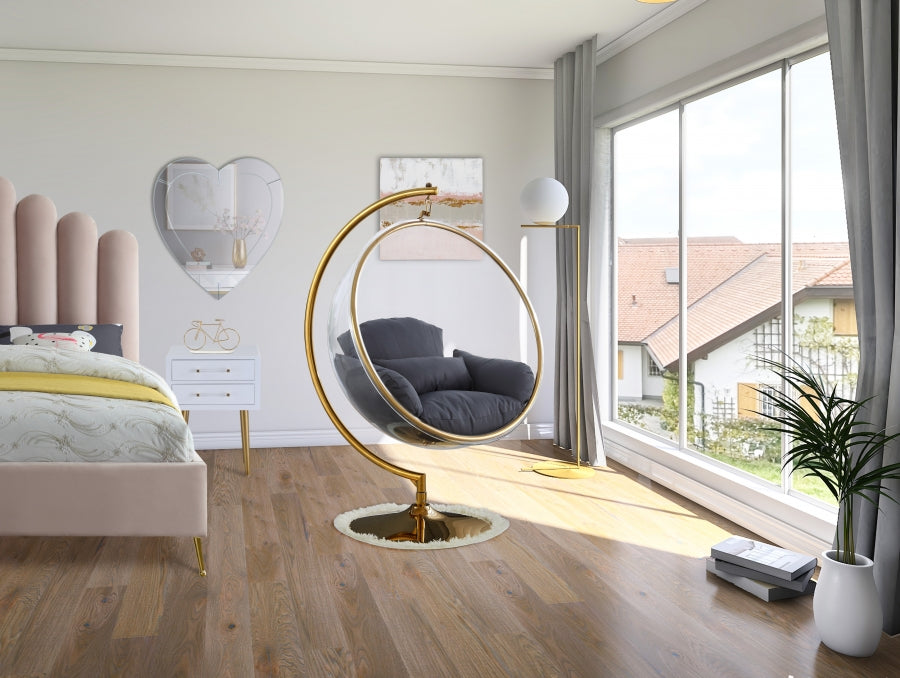 Luna Acrylic Swing Bubble Accent Chair Home Office Garden | HOG-Home Office Garden | online marketplace