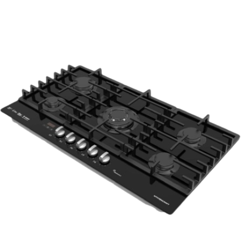 90CM 5 Burner Cooker Black GH904@HOG - Home, Office, Garden, Online Marketplace