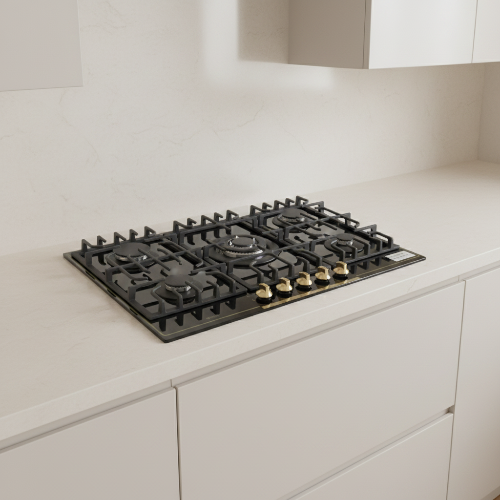 90cm 5 Burner Built-In Gas Hob GHL929B @HOG - Home, Office, Garden, Online Marketplace