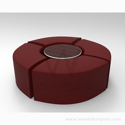 Meta Series Lounge Sofa- Wine