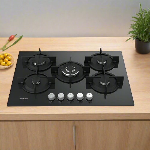 ARISTON_AGS_72S_BK_5_Gas_Black_Hob Order Now @HOG Online Marketplace