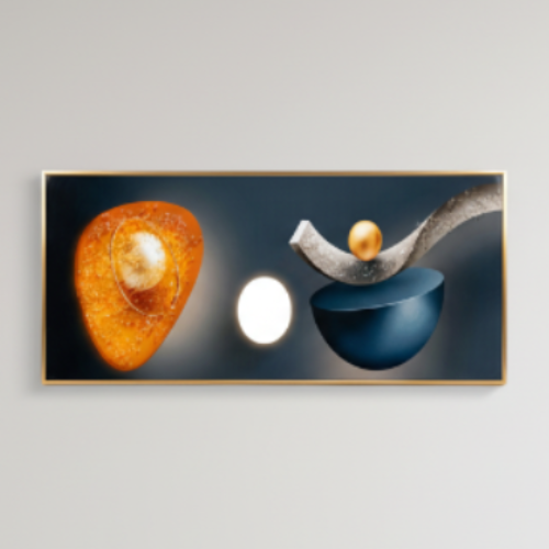 Abstract Framed Wall Art Featuring Geometric Shapes @HOG - Home, Office, Garden, Online Marketplace