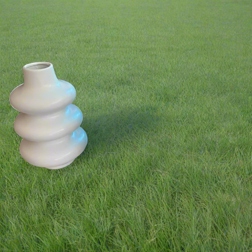 Abstract Ribbed Vase Large 16cmx16cmx24cm. Home Office Garden | HOG-HomeOfficeGarden | online marketplace