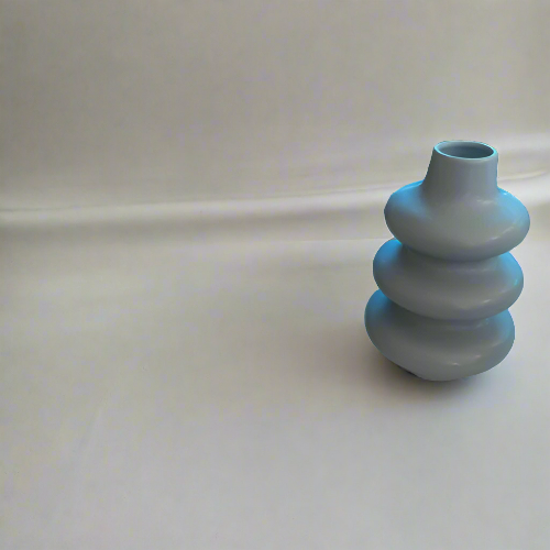 Abstract Ribbed Vase Large 16cmx16cmx24cm. Home Office Garden | HOG-HomeOfficeGarden | online marketplace