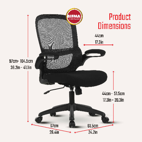 Acacia Swivel Chair 235B @HOG - Home Office Garden Online Marketplace