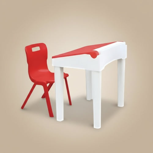 Academy Flip Top Desk + Strong M Chair Set- 7 to 9 Years Old. @HOG - Home Office Garden Online Marketplace