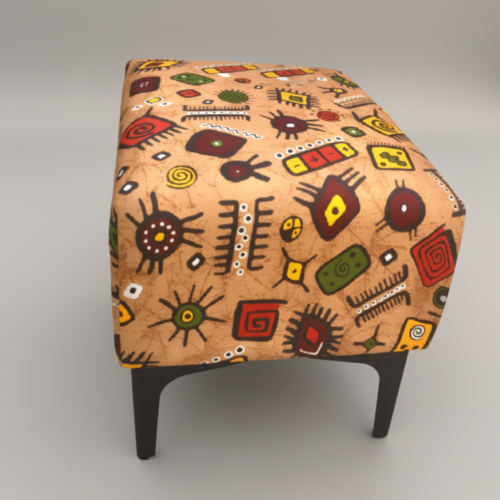 Afro-Centric Rectangular Footstools @HOG - Home, Office, Garden, Online Marketplace