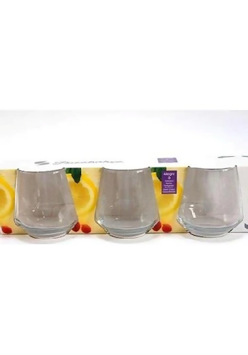 Allegra Stemless Glass (3pcs) 345cc. @HOG - Home Office Garden Online Marketplace