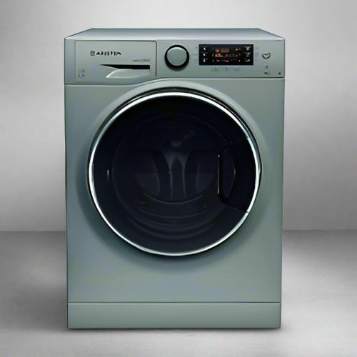 Ariston 10/7KG Washer Dryer, 1400 RPM With Inverter Motor, Fully Automatic Front Load Washing & Drying Combo Machine, 16 Programs, Delay Start & Quick Wash, Made In Italy, Silver RDPD107407SDGCC @ HOG