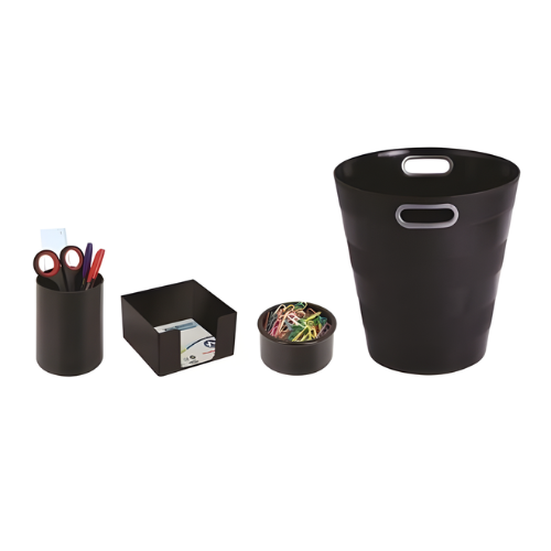 Ark Office Collection Set – Dustbin, Pen Stand, Clip Holder & Memo Holder @HOG - Home, Office, Garden, Online Marketplace
