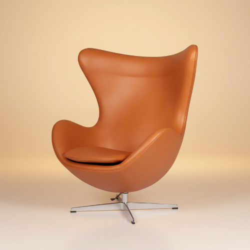 Arne Jacobsen Lounge Arm Chair Orange Home Office Garden | HOG-Home Office Garden | HOG-Home Office Garden