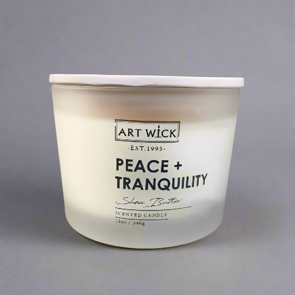 Art Wick Peace + Tranquility Shea Butter Scented Soy Candle 12oz @ hog