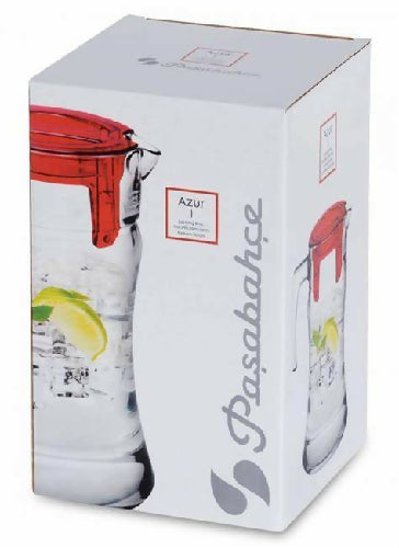 Azur Jug With Red Cover (1 Pc) 1400cc. @HOG - Home Office Garden Online Marketplace