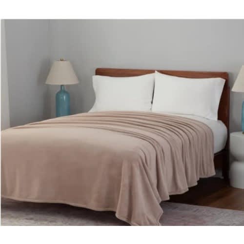 Berkshire Life Luxe-loft Blanket - Twin (66in X 92in) Beige. Home Office Garden | HOG-HomeOfficeGarden | online marketplace