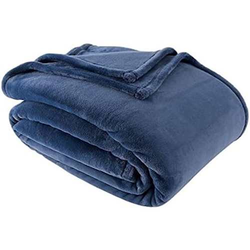 Berkshire Life Luxe Loft Blanket - Twin (66in X 92in) Blue. Home Office Garden | HOG-HomeOfficeGarden | online marketplace