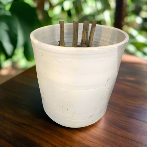 Big White Pottery Pot @HOG - Home Office Garden Online Marketplace