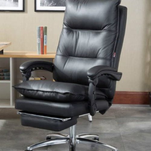 Black Leather Recliner Chair - FF @HOG - Home Office Garden Online Marketplace