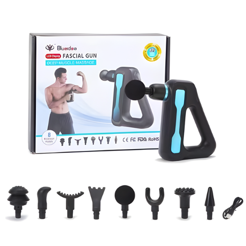 Blueidea 32-Speed Cordless Massage Gun @HOG - Home, Office, Garden, Online Marketplace