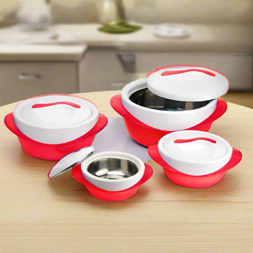 Bobwin Thermo Container 4pieces Set - Red. Home Office Garden | HOG-HomeOfficeGarden | online marketplace