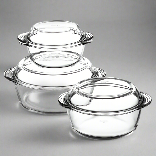 Borcam Ovenware Set (2100+1450+840)cc (3pcs) @HOG - Home, Office, Garden, Online Marketplace