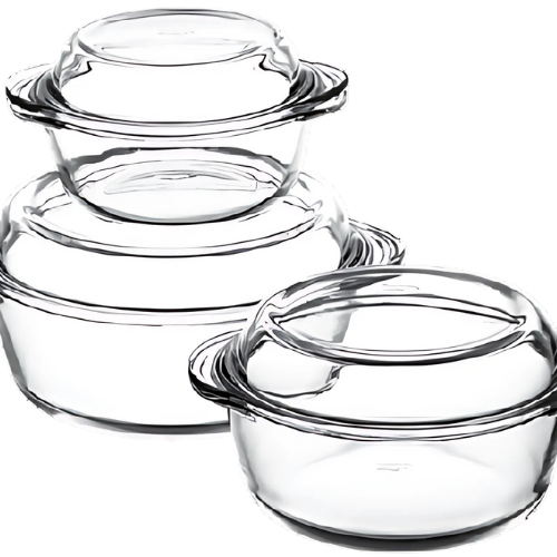 Borcam Ovenware Set (2100+1450+840)cc (3pcs) @HOG - Home, Office, Garden, Online Marketplace