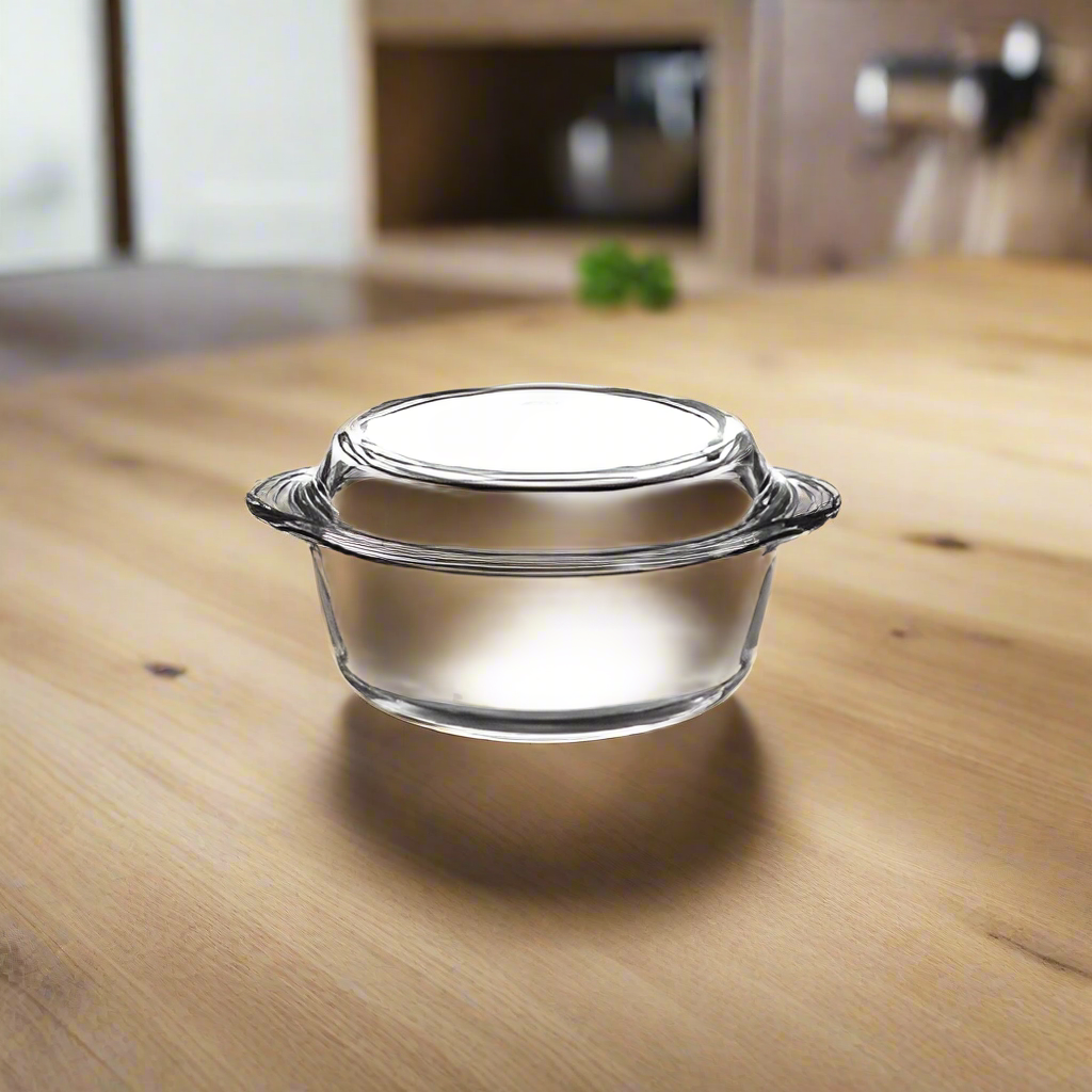 Borcam Round Casserole With Cover (1pc) 840cc @HOG - Home Office Garden Online Marketplace