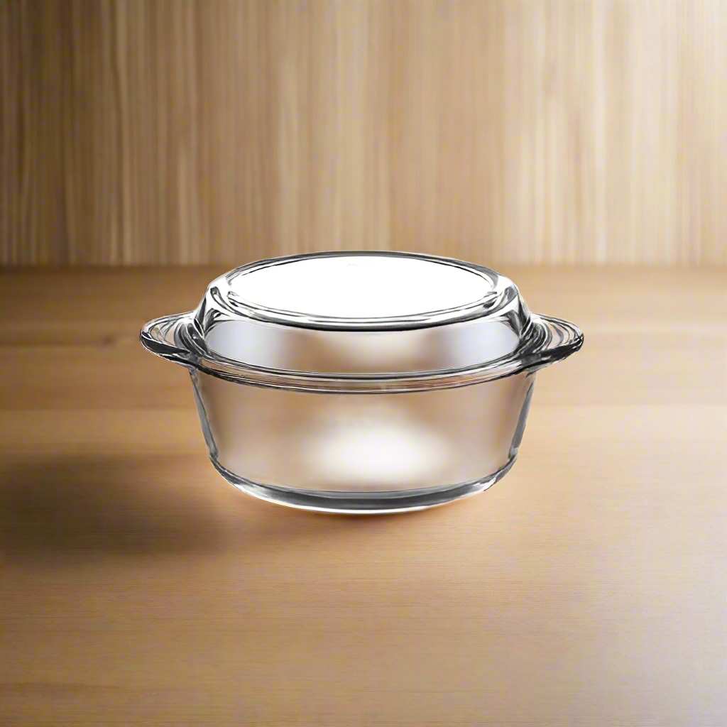 Borcam Round Casserole With Lid (1x4) 2100cc @HOG - Home Office Garden Online Marketplace