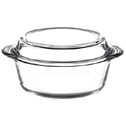 Borcam Round Casserole With Lid (1x4) 2100cc @HOG - Home Office Garden Online Marketplace