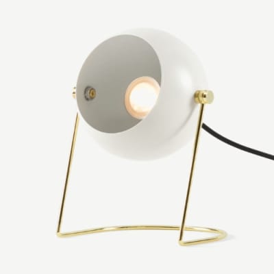 Brunswick Layered Metal Table Lamp - Warm Grey and Brass
@ HOG