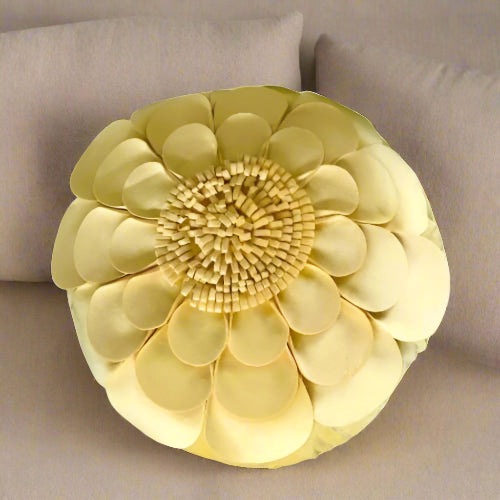 Burlington Pale Banana Decorative Toss Pillow - 16in X 16in. Home Office Garden | HOG-HomeOfficeGarden | online marketplace