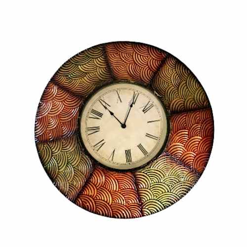 Casa Padrino Wrought Iron Vintage Wall Clock. Home Office Garden | HOG-HomeOfficeGarden | online marketplace