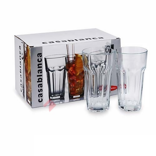 Casablanca Tempered Tumbler Long (3pcs) 375cc. @HOG - Home Office Garden Online Marketplace
