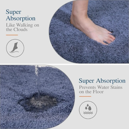 Charisma Bath Mat/Runner - 24in X 60in - Blue @HOG - Home, Office, Garden, Online Marketplace