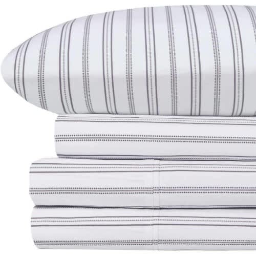 Charisma Microfiber Full Size 4pc Sheet Set - Remsen Grey. Home Office Garden | HOG-HomeOfficeGarden | online marketplace