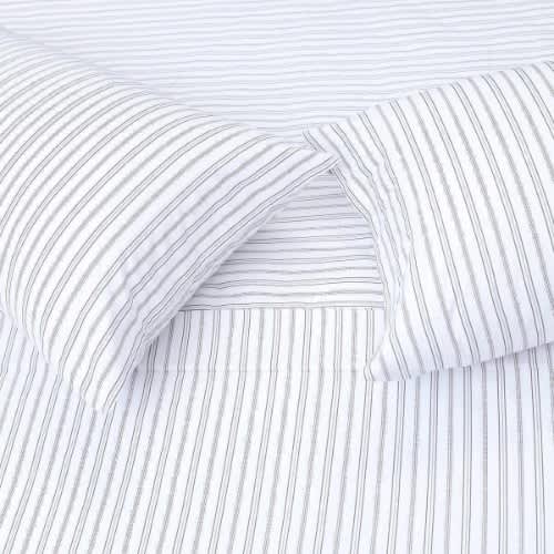 Charisma Microfiber Full Size 4pc Sheet Set - Remsen Grey. Home Office Garden | HOG-HomeOfficeGarden | online marketplace