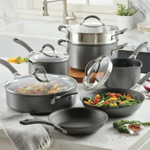 Circulon A1 Series With Scratchdefense 11-piece Non-stick Cookware Set @ HOG