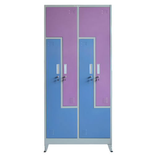 Color-Blocked Metal Locker Unit (4) with Secure Compartments @HOG - Home, Office, Garden, Online Marketplace