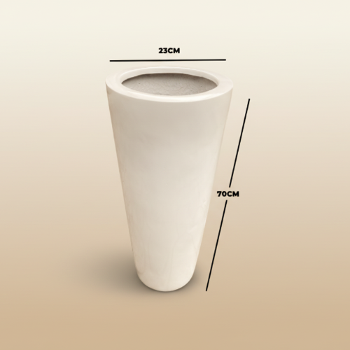 Cone Fiberglass Vase Home Office Garden | HOG-Home Office Garden | HOG-Home Office Garden