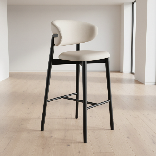 Contemporary Bar Stool with Backrest @HOG - Home, Office, Garden, Online Marketplace