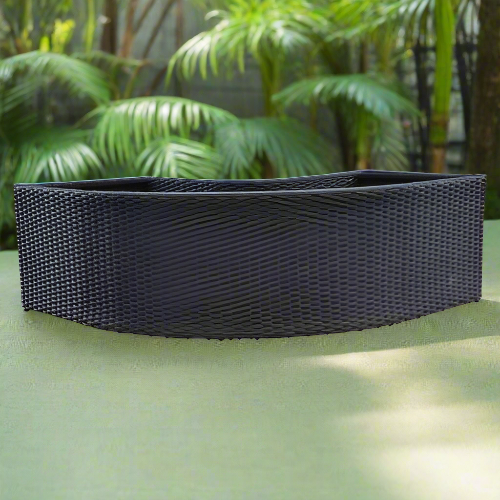 Corner Synthetic Rattan Planter Box. @HOG - Home Office Garden Online Marketplace