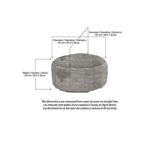 Costco Lounge Faux Fur Jumbo Lounger -127 X 127 X 56 cm. Home Office Garden | HOG-HomeOfficeGarden | online marketplace