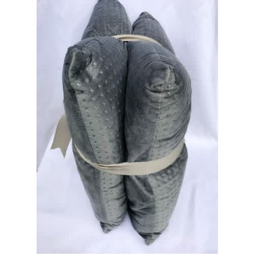 Country Club 2pc Embossed Velvet Throw Pillows - Grey. Order now @HOG - Home, Office, Garden, online marketplace. Buy now pay later option with 0% interest rate. Nationwide delivery